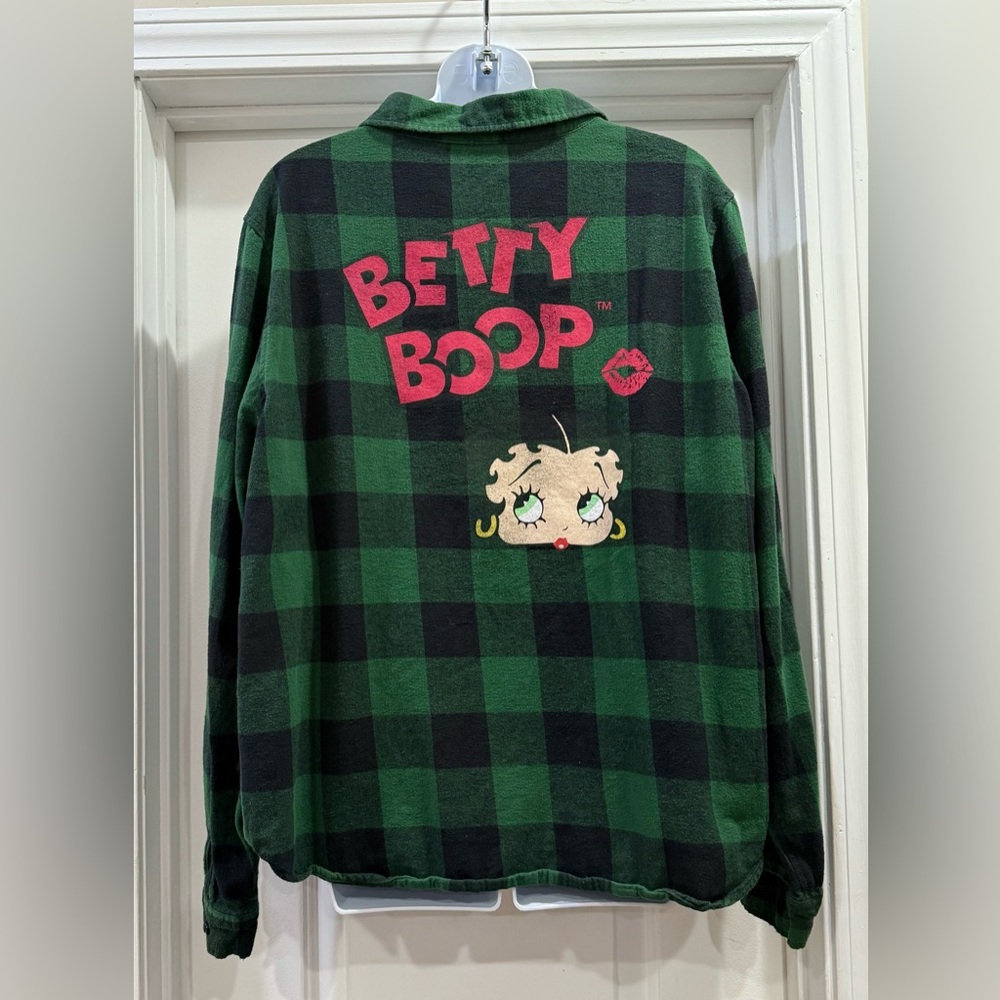 Betty Boop Flannel Shirt